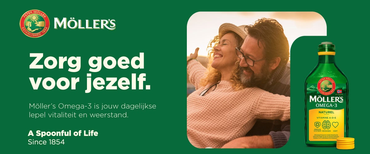 Zorg goed voor jezelf met Möller’s Omega-3 levertraan! 