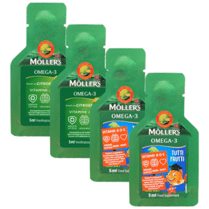 Möller's Omega-3 Testpakket - 4 x 5ml