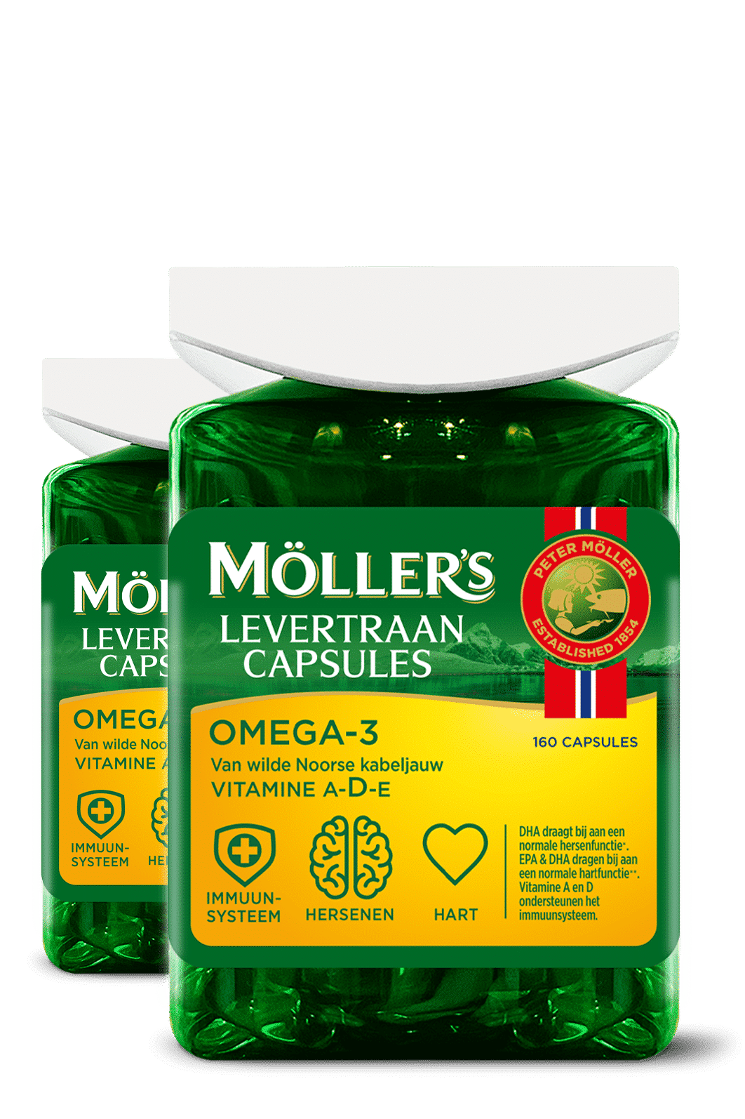 mollers 2x 160 levertraancapsules